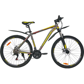 Велосипед 27,5' NAMELESS S7200D, серый/оранжевый, 19'