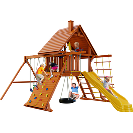 Детская площадка NEWSUNRISE SUNRISESTAR с деревянной крышей