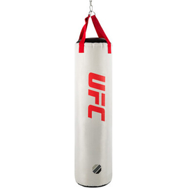 Боксерский мешок UFC 45 кг, белый с наполнителем